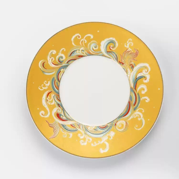 Lucky Koi Ceramic Coffee Cup & Saucer Set